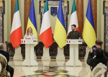 Kiev’de, İtalya başbakanı Rusya’yı kınadı ve Ukrayna’ya daha fazla destek sözü verdi.