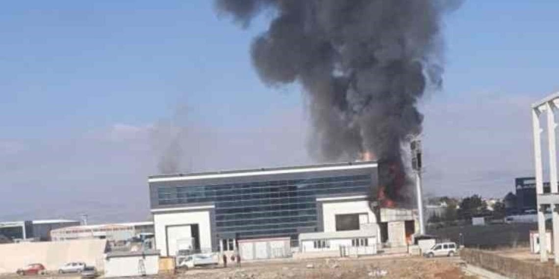 Ankara’da Korkutan Fabrika Yangıni!